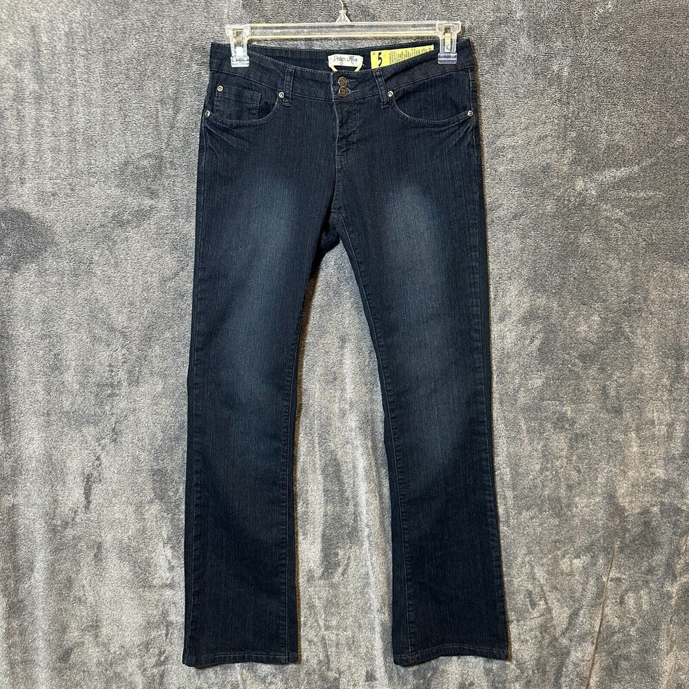 Indigo Rein Jeans Womens 5 Dark Wash Denim Stretch Skinny Midrise
